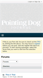 Mobile Screenshot of bbs.pointingdogjournal.com